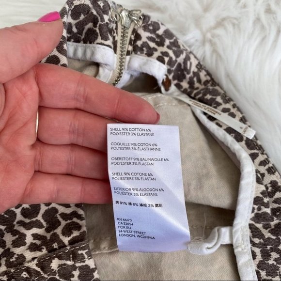Free People Cheetah Cream and Tan Mini Skirt - Picture 7 of 7